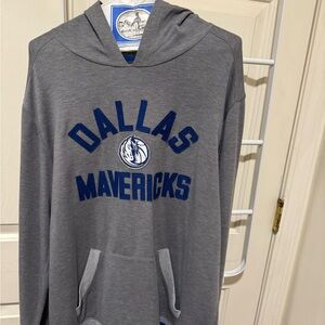 Fanatics Gray Dallas Mavericks Hoodie